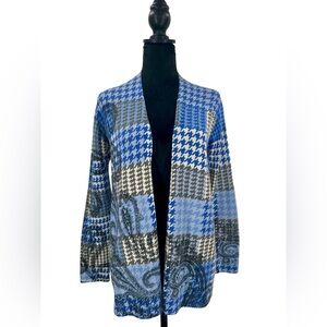 Talbots 100% Merino Open Cardigan Sweater